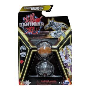 Bakugan Titanium Bruiser Figure Ball Spin Master 6+ New Sealed